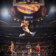 NBA - LeBron James Scoring a Basket
