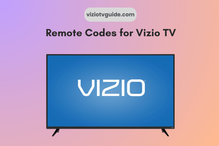 Remote Codes For Vizio TV