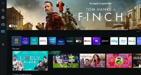 Go to Apps on Samsung TV