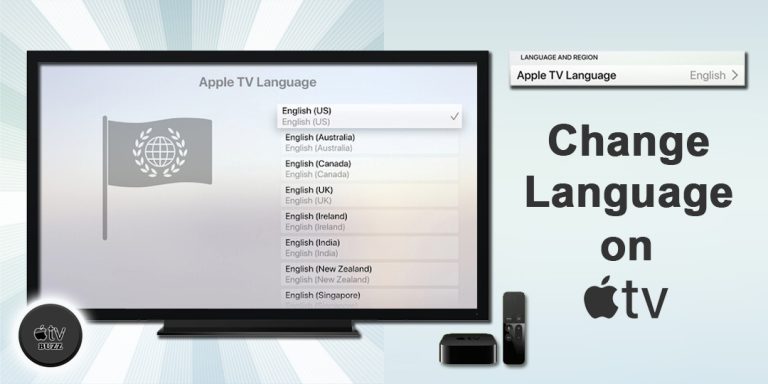 Change Language on Apple TV