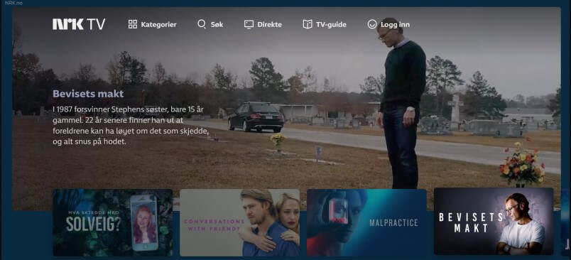 Home Page of NRK TV - Chromecast NRK app