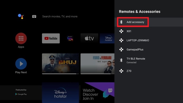 How to Connect Soundbar to TCL TV - Select Add Accessory