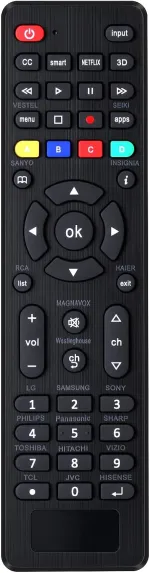 Turn on Vizio TVs using Universal remote