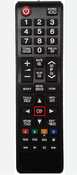 To long press the enter button on your remote