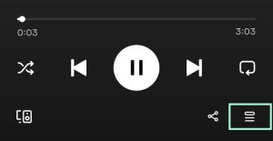 Tap the Queue Icon to View the Spotify Queue