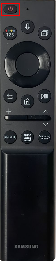 Turn on your Samsung TV using the remote