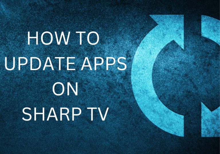How to update apps on Sharp TV