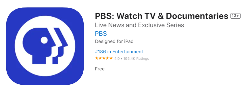 PBS on App Store