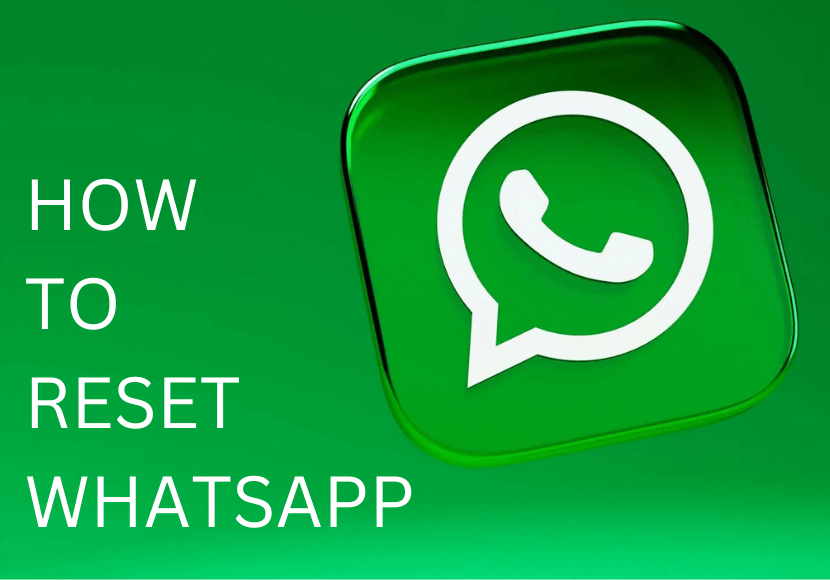 Reset WhatsApp