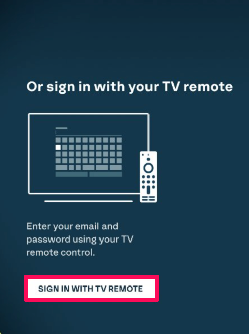 Sign in using TV remote to get ITVX on Samsung TV