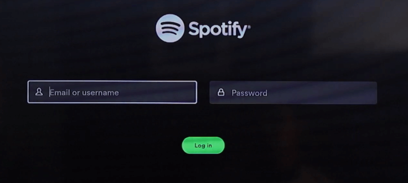 Sign In to your Spotify account on Philips TV