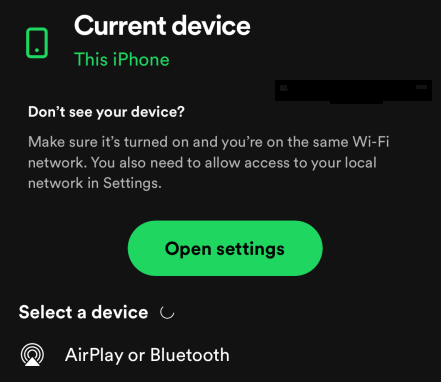AirPlay Spotify 