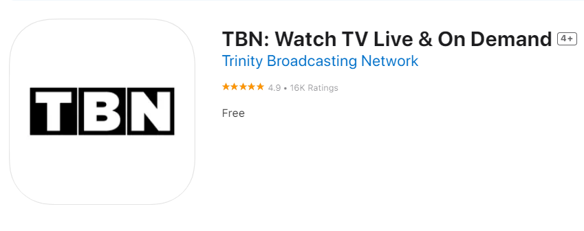 TBN on App Store - TBN on Apple TV