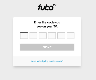 Activate fuboTV on Apple TV