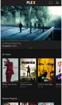 Play  your favorite content on Plex's library
