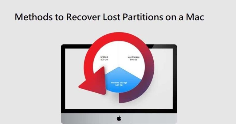 Methods to Recover Lost Partitions on a Mac